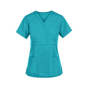 Uniformes Médicos de Algodón Transpirable con Estampado para Mujer y Hombre, Camiseta de Enfermería, Venta al por Mayor y Personalización - Product Image 1