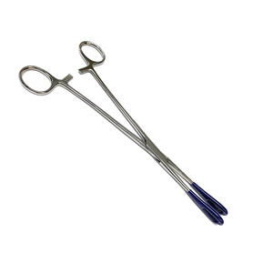 Fórceps de sujeción de esponja de alta calidad, fórceps de sujeción de esponja de 9 pulgadas, fórceps uterinos de Clementson de agarre azul de 24 cm para cirugía - Product Image 3