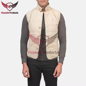 Premium Quality Latest Designs Puffer Leather <b>Vest</b> for Men's Winter Outdoor Casual Outfits Customized Logo Stylish Puffer <b>Vest</b> - Product Image 3