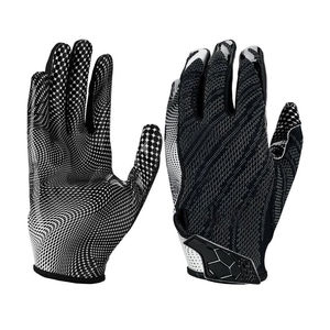 Vente en gros Gants de football américain à écran tactile pour hommes en latex super grip étanches qualité supérieure - Product Image 4