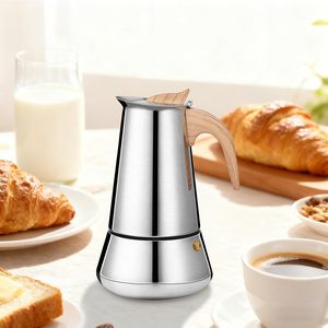 <span class=keywords><strong>Cafetera</strong></span> Espresso de Acero Inoxidable de 350 ml, Compatible con Inducción, <span class=keywords><strong>Cafetera</strong></span> Moka para Todo Tipo de Cocinas, <span class=keywords><strong>Cafetera</strong></span> <span class=keywords><strong>Italiana</strong></span> para un Espresso Aromático en Casa - Product Image 4