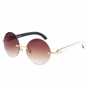 Lunettes en corne de buffle faites à la main pour hommes 100% Qualité supérieure Forme naturelle écologique - Product Image 6