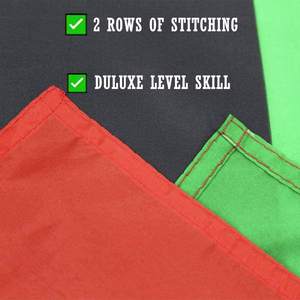 Lot de 2 drapeaux Afro-Américains 3x5FT pour la décoration intérieure et extérieure africaine USA TOP FLAGSINC - Product Image 4