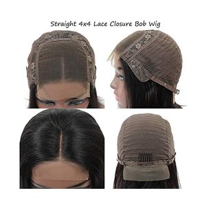 Haute Qualité Vierge Remy Indien Cheveux Bruts Naturel Non Transformés Noir Couleur Haute Définition Dentelle Fermeture Perruque Extensions de Cheveux Humains - Product Image 4