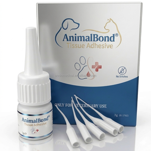 Apósito Líquido Adhesivo <span class=keywords><strong>para</strong></span> Perros y Gatos 3ml, <span class=keywords><strong>Cianoacrilato</strong></span> Estéril, Adhesivo <span class=keywords><strong>para</strong></span> <span class=keywords><strong>Heridas</strong></span>, Sin Picor, Aplicación Rápida, Previene Infecciones, Detiene la Sangre - Product Image 1