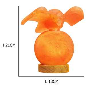 2025 Unique Animal Design Écologique Sculpté À La Main Lampe Au Sel De L'Himalaya Haute Qualité Artisanat Naturel Nouvel Effet D'éclairage Maison - Product Image 3