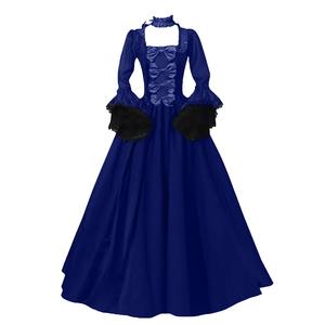 ชุดเดรสยาวแขนบานสำหรับงานปาร์ตี้คอสเพลย์แม่มดฮาโลวีนชุดเดรสลูกไม้แบบกอธิคแนวโกธิคสำหรับศาลยุคกลางวิคตอเรีย - Product Image 5