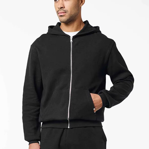 Sweat-shirts à capuche zippés pour hommes tendance et personnalisés, de haute qualité, 100% coton, séchage rapide, style designer, logo, prix de gros - Product Image 2