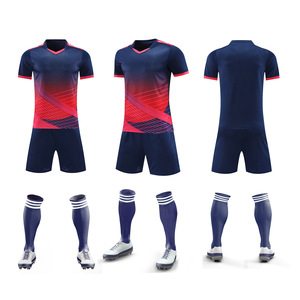Nouveau maillot de football unisexe 2025, service OEM, personnalisable avec nom d'équipe, col en V, manches courtes, respirant et anti-humidité pour l'été - Product Image 3