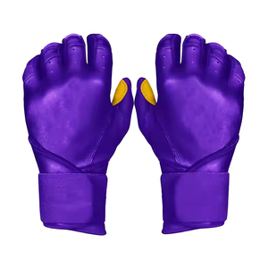 Guantes de bateo de béisbol y softbol de alta calidad Guantes de cuero genuino Servicio ODM y OEM Guantes de bateo de béisbol a la venta - Product Image 1