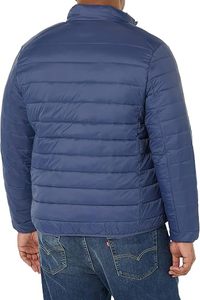 Water Resistant Breathable Mens Blue Puffer Jacket Lightweight Hooded <b>Bubble</b> <b>Coat</b> Supplier - Product Image 4