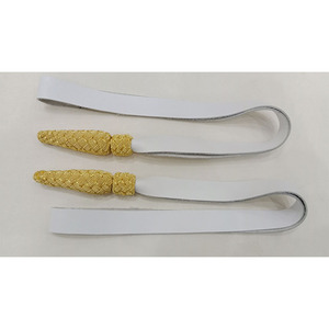 Equipo de defensa personal personalizable de alta calidad nudos de espada de alambre de lingotes con correa de cuero de diseño ajustable - Product Image 6