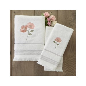 Serviette de cuisine en tissu éponge ultra épais brodée 40x65cm 360GSM, boucle épaisse, pastel, préférée pour les magasins professionnels, les acheteurs et les détaillants mondiaux - Product Image 3