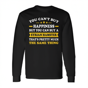 Maglietta a Maniche Lunghe Divertente per Amanti dei Criceti Siriani, Prodotto Promozionale - Product Image 2