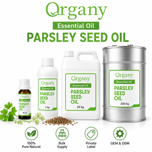 Bulk 100% Pure Turkish Parsley Seed <b>Essential</b> <b>Oil</b> Petroselinum Crispum Steam Distilled Wholesale Private Label OEM Perfumery ODM - Product Image 1