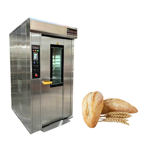 Easy to Use 16 <b>Trays</b> Rotary Bread <b>Oven</b> Electric <b>Stainless</b> <b>Steel</b> Commercial Restaurant Use 1 Year Warranty KIEN an Factory - Product Image 1