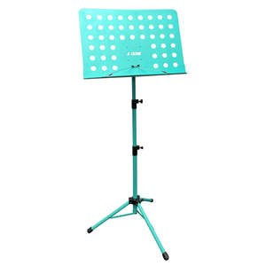 Soporte de Música de 5 Niveles Ajustable para Escritorio con Soporte para Micrófono, Soporte Portátil para Partituras, Soporte Metálico para Libros - Product Image 1