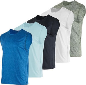High-Quality Custom <b>Mens</b> Tank Top Quick Dry Breathable Plus Size <b>Gym</b> <b>Vest</b> Comfortable Sleeveless Sportswear Wholesale - Product Image 6