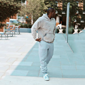 Sudadera con capucha de lana de alta calidad para hombres OEM ropa de calle personalizable lavado ácido Vintage algodón francés Terry para invierno - Product Image 4