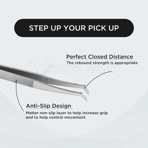 Salon <b>Eyelash</b> Extension Tweezer with Personalized Logo and Ultra Sharp Precision Tip - Product Image 2