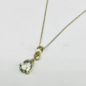 Natural Green <b>Amethyst</b> <b>Pendant</b> Octagon 925 Silver Jewelry Gemstone <b>Pendant</b> with Elegant Design - Product Image 3