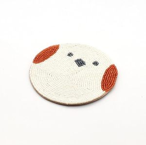 Royal Look Handmade Beaded <b>Table</b> <b>coaster</b> Hotel Restaurant <b>Table</b> Decorative Beaded <b>Coaster</b> and Gifted Use Item - Product Image 6