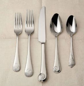 Ensemble de couverts en métal de qualité design Couverts biodégradables écologiques pour événements de mariage Prix de gros sur couteau fourchettes cuillères - Product Image 2