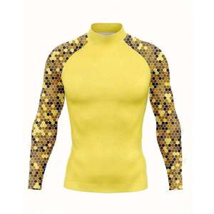 Fabricante de ropa personalizada para hombres Long Rash Guard Gym Camisas de compresión Tela transpirable Logotipo personalizado para MMA BJJ Best - Product Image 5