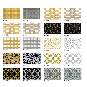 Azulejos de Piso Adhesivos Modernos de Cerámica Antideslizantes de 300x450 mm, Color Dorado Plateado, Garantía de 5 Años para Exteriores, Sala de Estar, Centros Comerciales y Apartamentos - Product Image 2