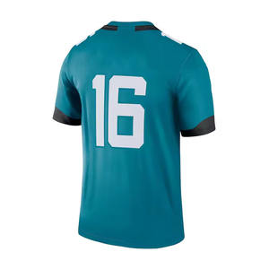 Nouveau maillot de football américain en maille cousue sur mesure avec logo de l'équipe maillot de football américain respirant pour l'entraînement et le jour du match - Product Image 2