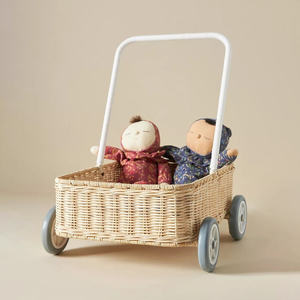 High Quality Rattan <b>Wagon</b> <b>for</b> <b>Kids</b> Trendy Rattan <b>Kids</b> Toys Eco Friendly Wicker Doll <b>Wagon</b> OEM Acceptable from Vietnam Wholesale - Product Image 1