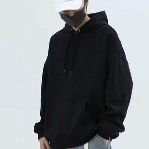 เสื้อฮู้ด500gsm ผ้าฝ้าย100% ของผู้ชายเสื้อฮู้ดผ้าฟลีซมีฮู้ดขนาดพลัสไซส์ OEM - Product Image 5