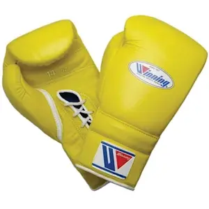 OEM logo genuine leather Heavy Duty Gym Training Boxing Equipment Professional winning boxing gloves