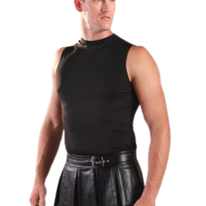 Leatherette Jeans <b>Mens</b> Black Faux Leather Slim Fit Fetish Clubwear <b>Pants</b> with Zip Fly - Product Image 2