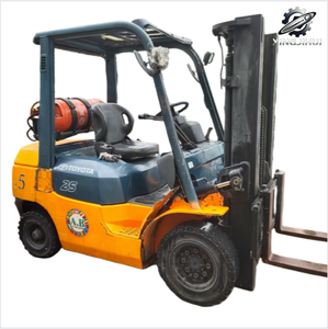 Chariot élévateur TOYOTA 7FG25 2,5 tonnes d'occasion, chariot élévateur d'occasion du Japon, 2,5 tonnes, moteur 4Y, machine d'occasion, chariot élévateur GPL essence d'occasion, conteneur - Product Image 1