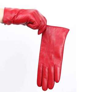 Gants en cuir de mode confortables en cuir de peau de mouton poids léger coupe-vent chaud hommes gants en cuir de mode - Product Image 3