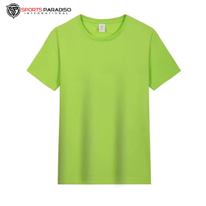 2025 été personnalisé hommes T-Shirt 100% coton à manches courtes cou plaine rayé décontracté personnalisé couleurs tailles tricoté tissu - Product Image 3