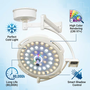 Lampe chirurgicale LED de plafond 160000 Lux, série 700, avec perles LED Cree, lampe <span class=keywords><strong>d</strong></span>'<span class=keywords><strong>opération</strong></span> sans ombre avec modes RGB et laparoscope - Product Image 2