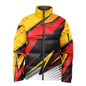 Dernière mode de haute qualité personnalisé hommes doudoune nouvelle sublimation chaud épais col montant avec longue longueur - Product Image 1