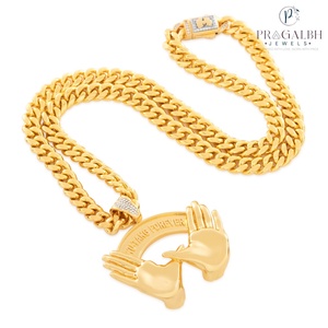 Mạ Vàng <span class=keywords><strong>Wu</strong></span> <span class=keywords><strong>Tang</strong></span> Mãi Mãi Tay Mặt Dây Chuyền Với Cuba Liên Kết Hip Hop Chuỗi Tùy Chỉnh Tên Rapper Phong Cách Bling Đồ Trang Sức Cho Nam Giới - Product Image 2