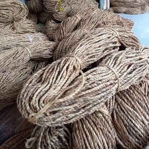 Corde de jacinthe d'eau en fibre tissée à la main Matériau durable pour l'artisanat tissé à motif brut pour paniers faits à la main et décoration intérieure - Product Image 4