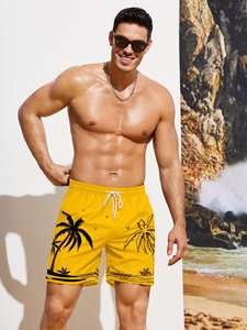 Shorts de sublimation en promotion – Logo personnalisé, décontractés d'été, respirants, taille haute, avec cordon de serrage, impression par transfert thermique, motif personnalisé - Product Image 5