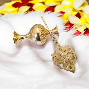 Porte-Surma en Laiton de Luxe, Cadeau Islamique pour Poudre de Kohl Arabe, Décoration Cosmétique, Porte-Surma - Product Image 3