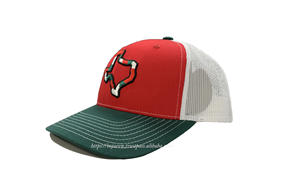 Sombrero de camionero de malla transpirable y estructurada con bordado 3D ajustable, moda cómoda y enérgica, elaborado en fábrica de Vietnam - Product Image 2