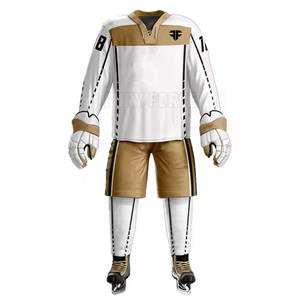 เครื่องแบบฮ็อกกี้น้ำแข็งไซส์พิเศษสำหรับผู้ใหญ่เครื่องแบบฮ็อกกี้น้ำแข็งออกแบบโลโก้ของคุณเอง - Product Image 1