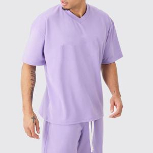 100% algodón para hombre Twinset transpirable y cómodo blanco manga corta cuello redondo ajustado para verano estilo de calle alta - Product Image 6