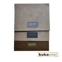 Étiquette en papier lavable écologique de haute qualité avec logo personnalisé Jacron, étiquette de vêtement, étiquette de denim, couleurs et tailles personnalisées