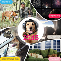 Protège-oreilles Réutilisables en ABS Réglables Anti-bruit pour Chiens, Idéaux pour le Tir et les Feux d'Artifice