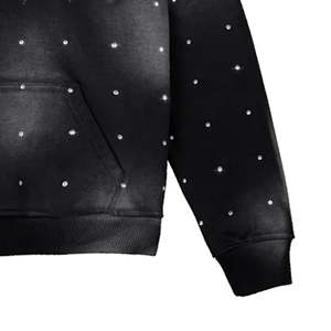 Sudadera Extra Grande con Efecto Desgastado por el Sol, 460 GSM, Tejido Grueso, Lavado Ácido, Corte Regular, 100% Algodón, Sudadera de Invierno para Hombre y Mujer - Product Image 4