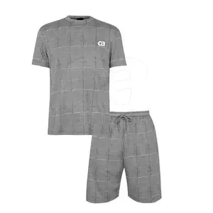 여름 반바지 세트 짧은 소매 두꺼운 티셔츠 맞춤 남성 티셔츠 도매 체육관 티셔츠와 반바지